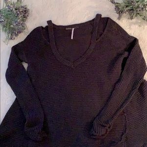 Purple Free People Sweater